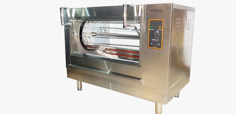 SPIEDO CALABRO C/RUEDAS P/24 POLLOS - myacomercial